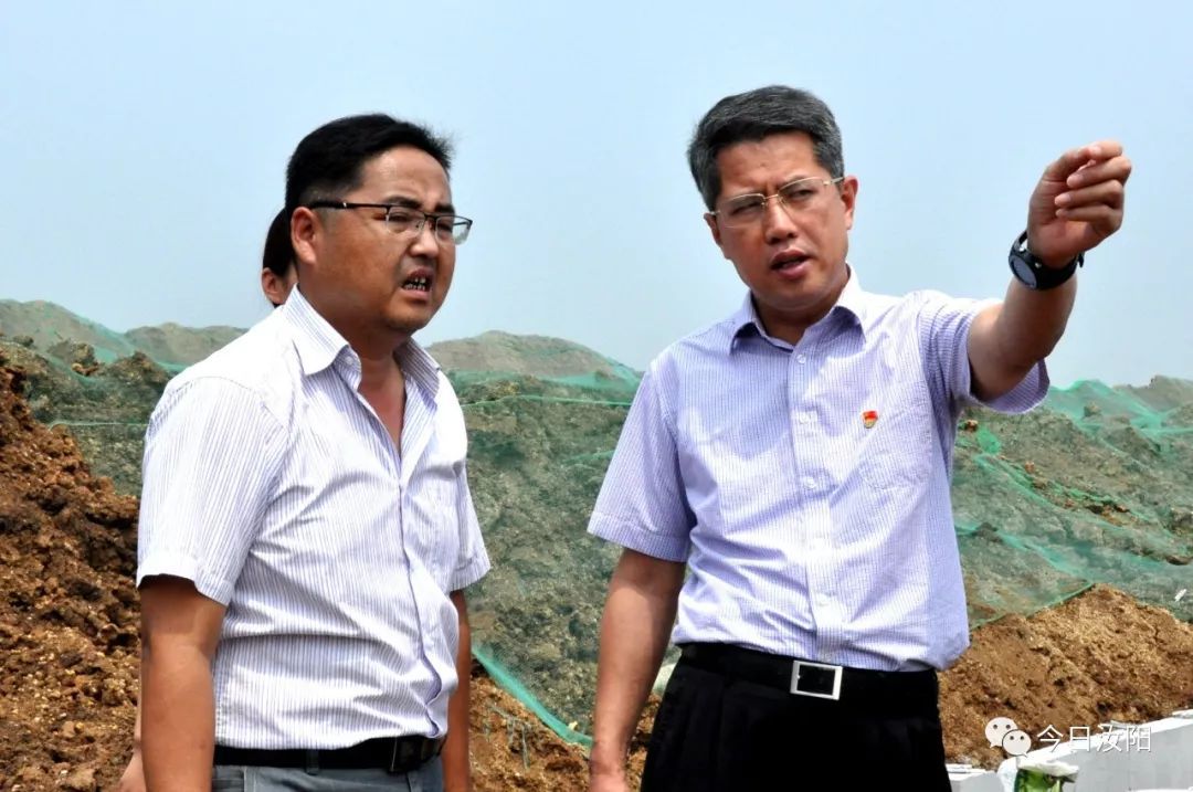 项目建设推进工作日汝阳县领导身体力行作表率